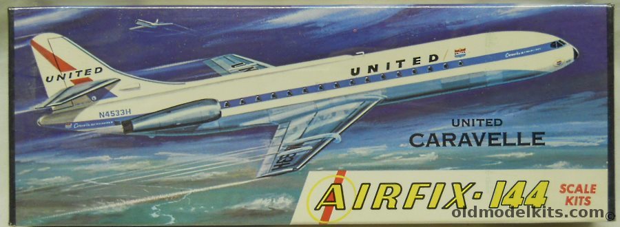 Airfix 1/144 Caravelle United Airlines - Craftmaster Issue, 1-79 plastic model kit